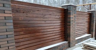 Столбы для забора из кирпича в Советской Гавани - Выгодные цены от 3261 рублей